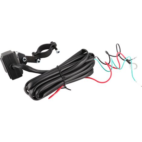 Kippschalter für Seilwinde mit 2,5 m Kabel, pulverbeschichtet, kompatibel mit 12-V-ATVs, UTVs und SUVs