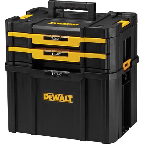 Dewalt Tstak IV Combo - Carry Open Tote Tool Box Carrier + 2 Drawer Organiser (1/4)