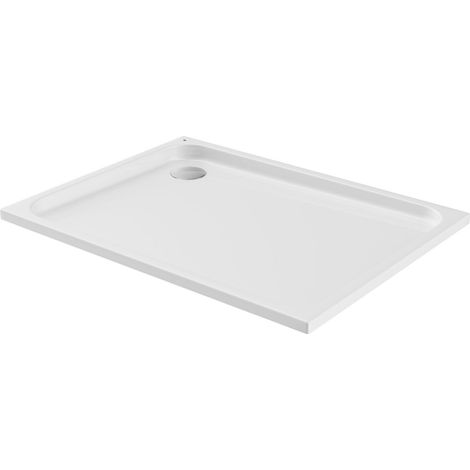 BERNSTEIN - Receveur de douche acrylique 90x120x3,5cm Blanc brillant sans évacuation - TIM (1/5)