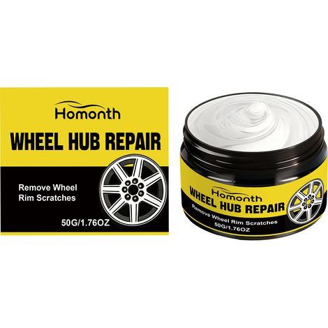 Wheel rim scratch care cream - Cleans wheel rims, repairs wear, rust, and scratches, restores surface conditioner - 50g -- BIEMMEDUE (1/5)