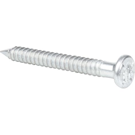 Clous de fixation galvanisés 4 x 40 mm – Lot de 50 pièces – Acier zingué – Classe III DIN 1052 – Marque Alberts (1/2)