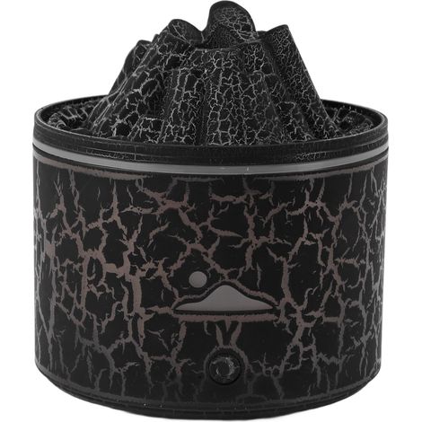 Diffuseur Volcanique D'huiles Essentielles, Diffuseur Humidificateur Volcanique, 5 V 180 ML, Arrêt Automatique Relaxant, Humidificateur Chaud D'aromathérapie, Diffuseurs de (Black) (1/5)