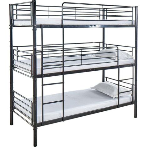 Litera Triple Metalica 90cm