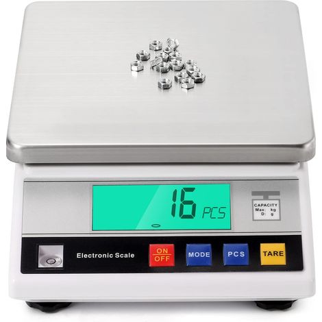 Báscula electrónica de alta precisión, báscula de mesa electrónica pequeña, 6 kg / 0,1 g (1/5)