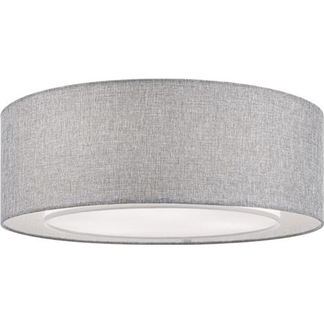 Bergamo Plafonnier Cylindrique Flush Chrome, 3 Lumières, E27