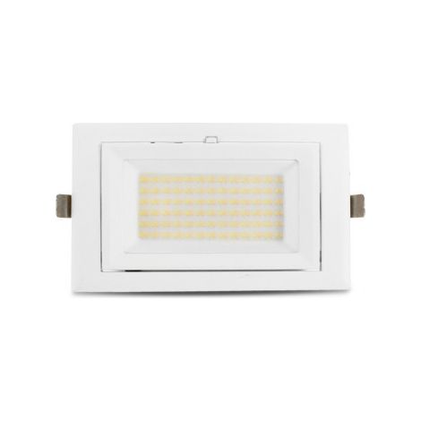 Spot LED Rectangulaire Inclinable avec Alimentation Electronique 32/38W CCT - Garantie 5 ans Miidex Lighting® (1/5)