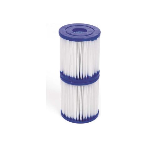 Bestway 58094 cf 2 pz cartuccia filtro di ricambio per pompa pompe piscina da 2006 l/h e 3028 lt/h filtri (1/3)
