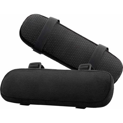 Support Cushion, Memory Foam Elbow Cushion Computer Desk Arm Pads for Arm Pain Relief - Black (1/5)