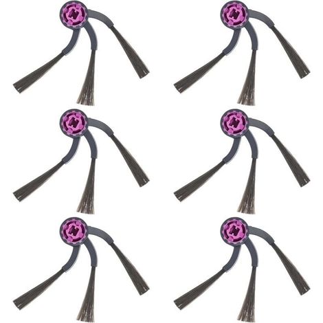 Cepillos laterales y accesorios para aspiradora EUREKA J15 Max Ultra, repuesto para cepillo de borde de nailon, 6 piezas (no compatible con J15 Evo Ultra/E20 Evo Plus) -Crezuo