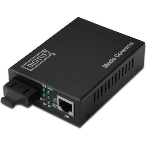 Convertidor de medios Digitus Gigabit, RJ45/SC (1/4)