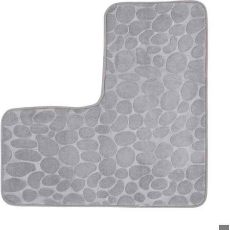 Tapis De Bain - Mousse A Memoire De Forme - Antiderapant - Pour Salle De Bain - 80x80 cm