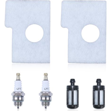 Stück Luftfilter für Stihl MS 170, MS 180, 017, 018 Thermal Kettensäge, mit Kraftstofffilter, L7T Zündkerze, Ersatzteilfilter Zubehör 1130 124 0800 (NICHT für 2-Mix)