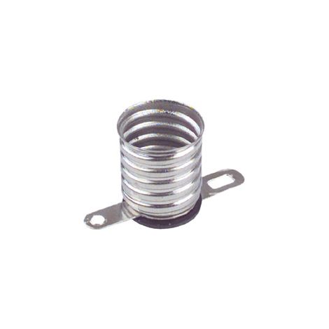 Portalámparas metálico a rosca E-10 Terminales soldables Electro DH  12.018 8430552070244 (1/2)