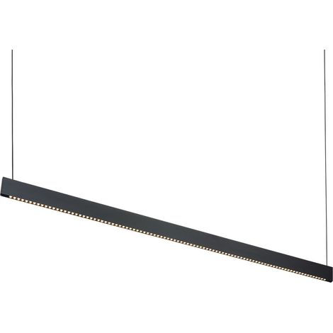 Ideal Lux STEEL Plafonnier LED suspendu large noir 3000K