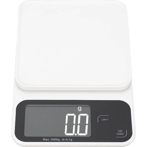 Balançoire de cuisine numérique 5kg, écran tactile LCD haute précision, balance murale de laboratoire pour pâtisserie et cuisson (1/5)