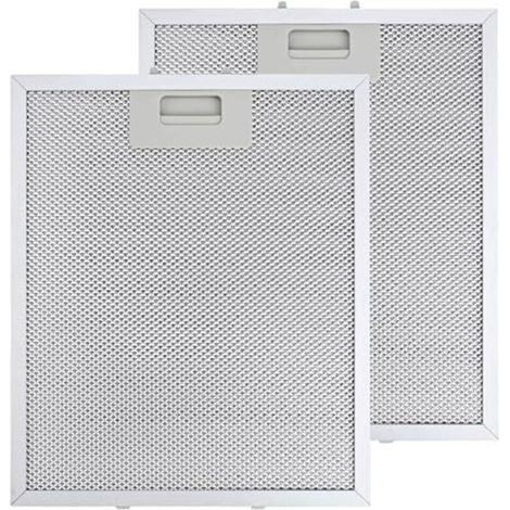 2 pièces 305 x 267 mm Filtre Hotte Aspirante pour Hotte Aspirante AEG Blancs Grande Capacité de Stockage d'huile Résistance aux Hautes Températures Pièce de Rechange 5 Couches (1/5)