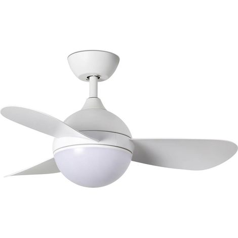 Faro Hvar White Ceiling Fan with LED Light (1/5)