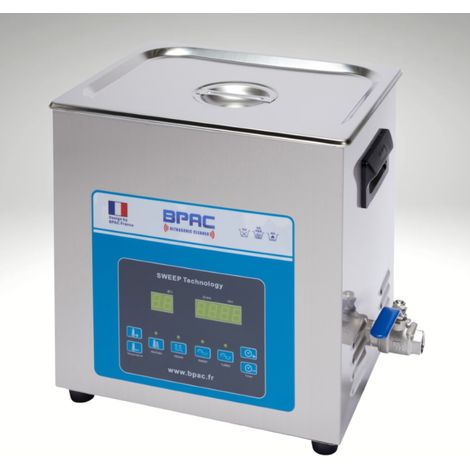 Nettoyeur Ultrasons Professionnel - cuve 14 L - Turbo + Sweep - 360W - BPAC (1/5)