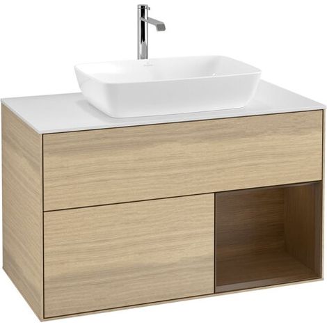 Villeroy & Boch F781GNPC Meuble sous lavabo Finion F78 (1/2)