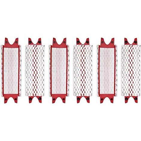 Lot de 6 serpillières de rechange en microfibre pour serpillère Ultramax (1/5)