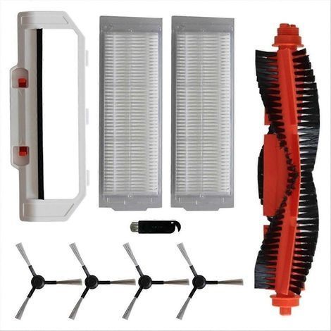 Kit Accessoires Aspirateur Robot SL200 : Brosse Latérale Principale, Filtre HEPA, Chiffon Nettoyage, Protection Brosse (1/5)