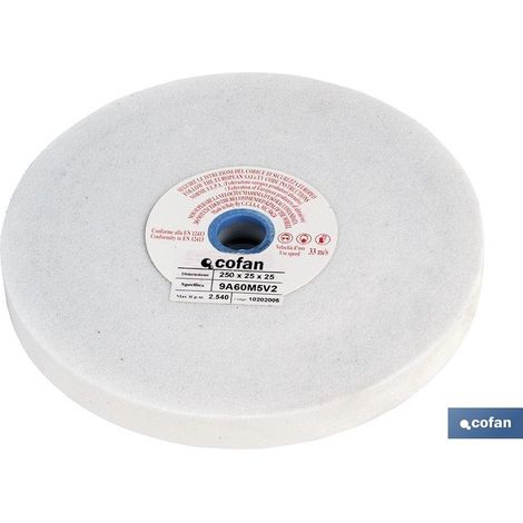 Muela Abrasiva Blanca 250x25x25 Gr.60