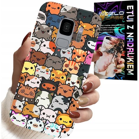 Custodia per Samsung Galaxy S9 - retro con simpatici gattini, gatti, custodia (1/5)