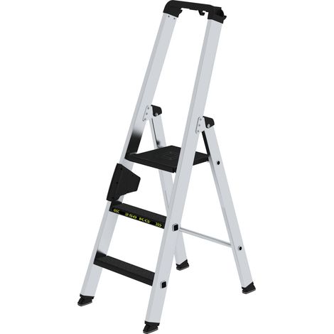 MUNK Stehleiter mit clip-step R13 250kg, 3 Stufen (1/5)