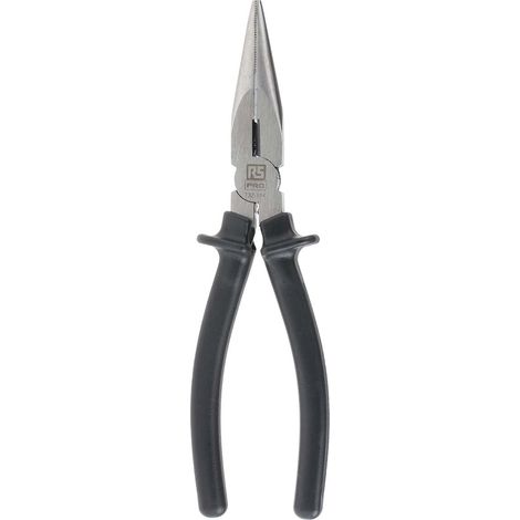 Pince à bec long RS PRO, L. (hors tout) 200 mm, L. (mâchoire) 53mm ( Prix pour 1 )