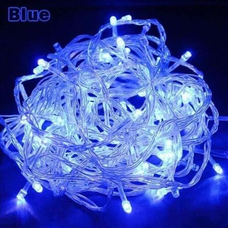 30m LED string lights with 300 bulbs, perfect for indoor and outdoor use at Christmas, weddings, and parties.