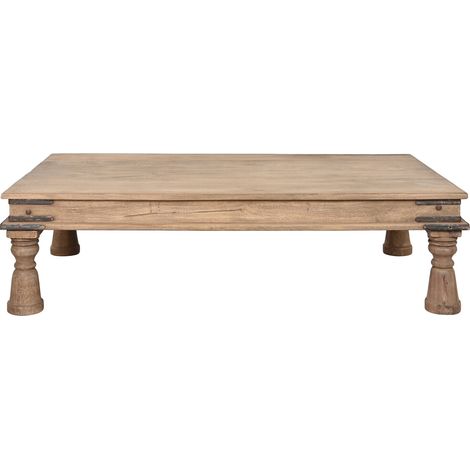 Mesa Centro Madera 170X107X45 Pieza Unica Natural (1/5)