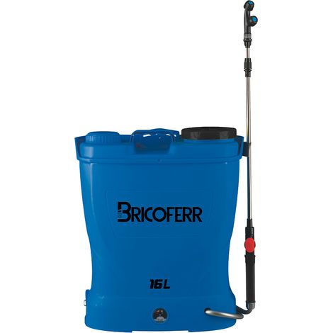 Pulvérisateur à dos électrique 16L – Autonomie 4h – Pression jusqu'à 60 psi – Kit de réparation inclus – Bricoferr (1/2)
