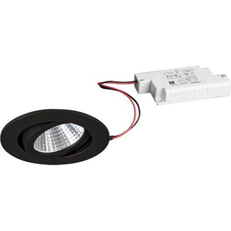 Brumberg LED-Einbaulampe matte schwarz 7 W 3000 K (1/5)