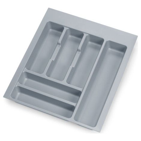 Emuca Optima Besteckhalter für Universalschublade, 450-mm-Modul, Kunststoff, Grau (1/5)
