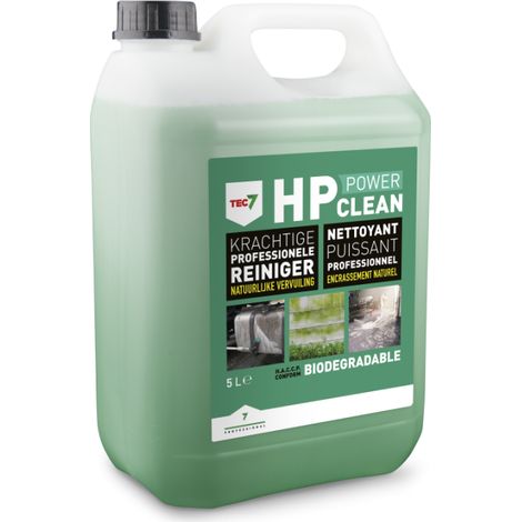 Nettoyant concentré pour surfaces – Élimine les pollutions naturelles – Non toxique et biodégradable – Pour nettoyage intérieur et extérieur – Tec7