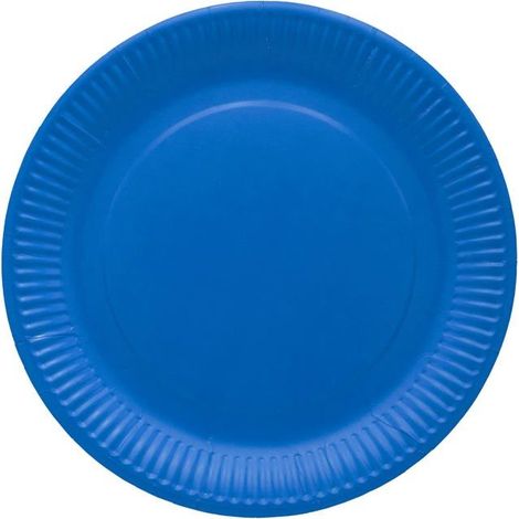 20 assiettes jetables Oko lution, rondes et profondes, biodégradables, pour barbecue, fêtes et pique-niques
