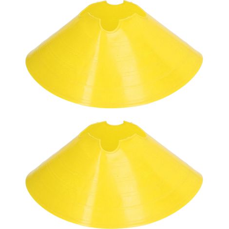 10 Pièces Cônes d'Entraînement Football 8cm - Marqueurs Sportifs pour Entraînement (1/5)