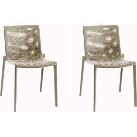 Set 2 sillas interior, exterior arena BEEKAT Resol