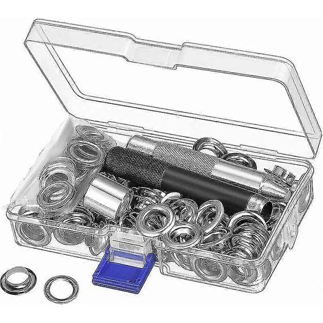Kit d'œillets GP, œillets métalliques 12 mm, 100 pièces, pour bâches et tentes en toile. (1/5)