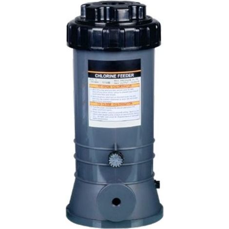 Désinfectant chloré de piscine 4kg – Chlorinateur/brominateur avec vanne de débit – Installation off-line