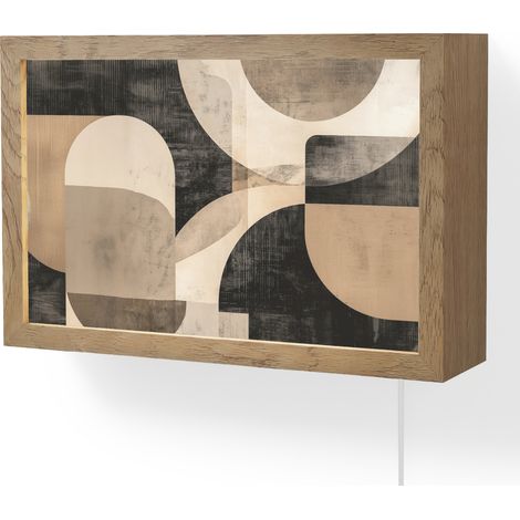 APLIQUE DE PARED Abstracto - Formas - Moderno - Beige 30x20 cm (1/5)