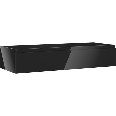 Mexen Orio Badunterschrank 120 cm, 1 Schublade, schwarz glänzend - 91A10-12023-1-BF70