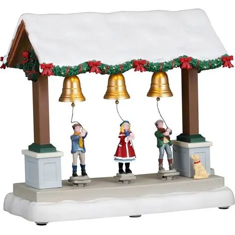 Cloche de Noël Lemax avec son 20,6 × 10,7 × H19,4 cm à batterie (1/4)
