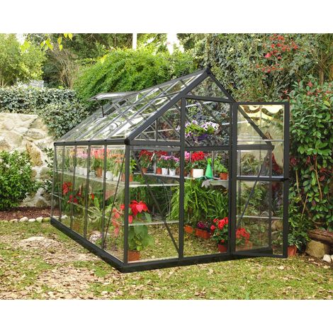 Canopia Harmony Trasparente Serra Da Giardino in Policarbonato 306X185X208 cm  Grigio (1/7)