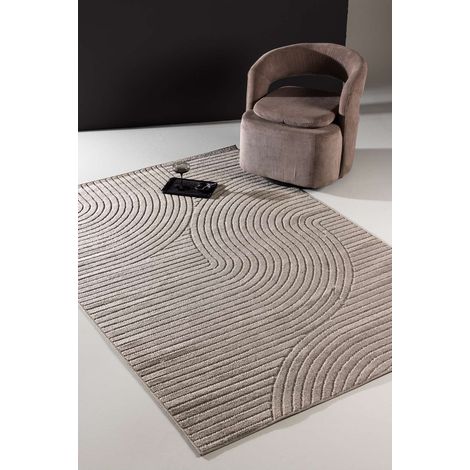 Vince tapis 240x340 cm marron.
