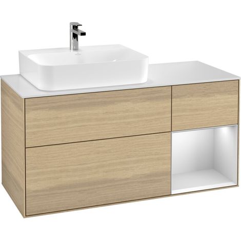Villeroy & Boch F151MTPC Meuble sous lavabo Finion F15