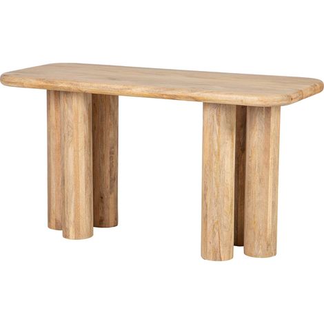 Bureau Felo en bois de manguier marron 140x60x75 cm
