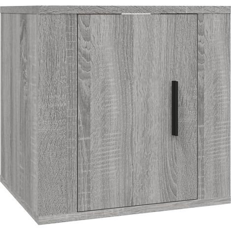 Mueble TV multimedia estante para televisión buffet para televisión comedor salón dormitorio suspendido Sonoma 40 x 34,5 x 40 cm gris 020028180