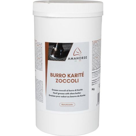 Grasso per zoccoli al burro di Karitè per favorire la crescita dell'unghia rendendola elastica e resistente 1kg (1/3)