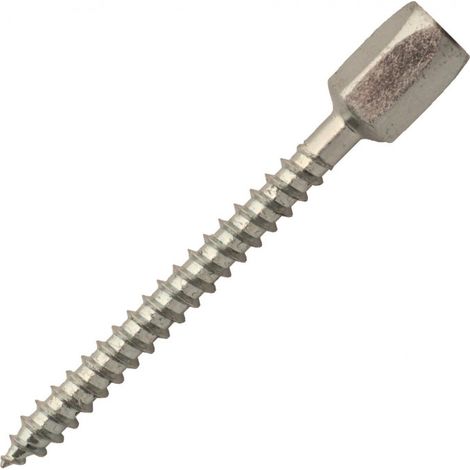 Scell-It – Patte à vis M6 zinguée – Acier – Pour fixation sur tige filetée – Lot de 100 unités